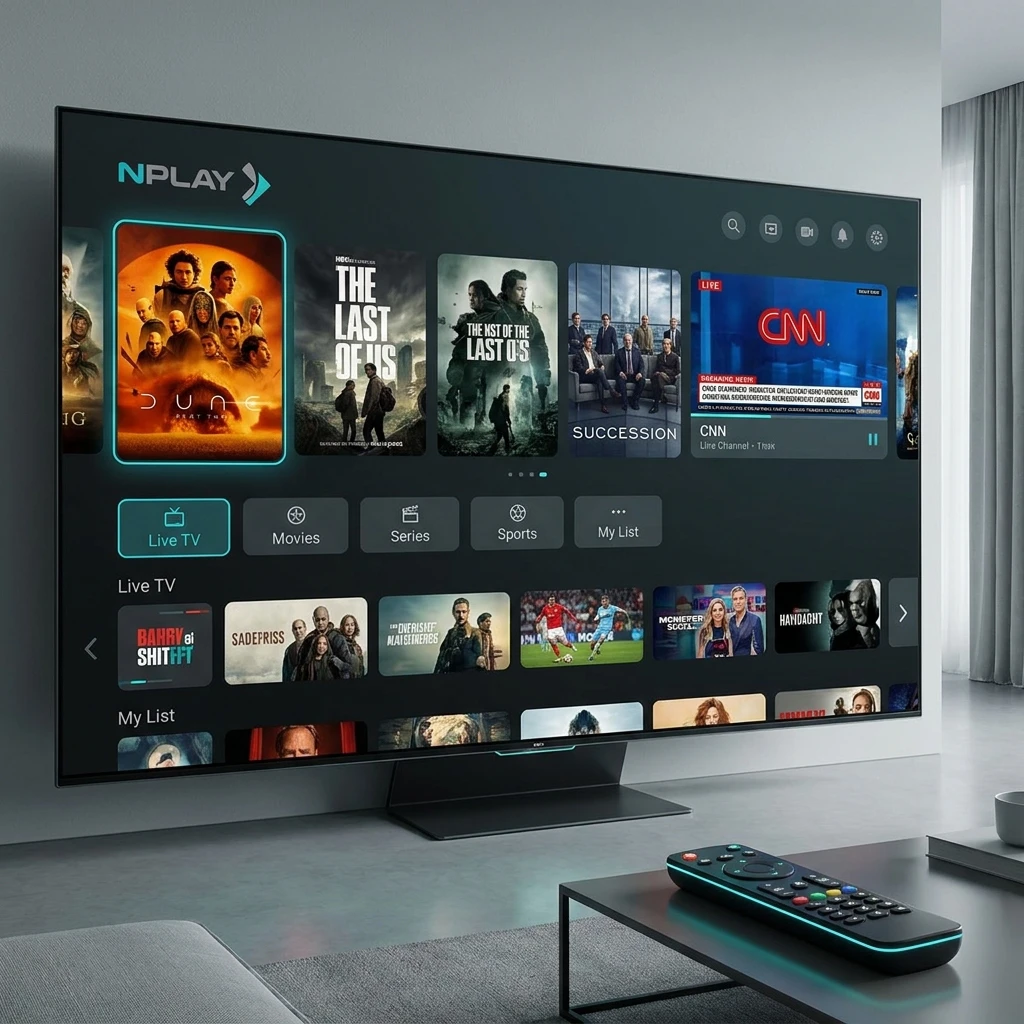 NPLAY IPTV Interface